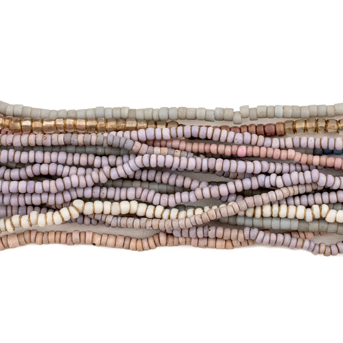 Vintage Fulani Pastel Glass Seed Beads