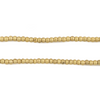 Smooth Matte Brass Seed Beads (3mm)