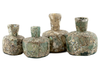 Light Green Aqua Roman Glass Bottle