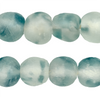 Blue Wave Marine Recycled Glass Beads (18mm)