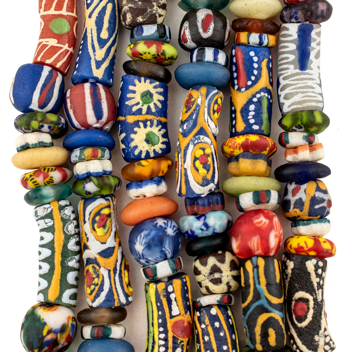 Premium Medley of Ghana Glass Beads
