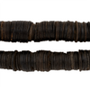 Vintage Coconut Shell Heishi Beads (10-15mm)