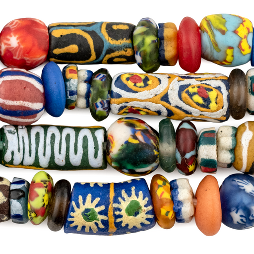 Premium Medley of Ghana Glass Beads