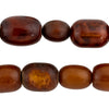 Honey Brown Vintage African Resin Beads (Long Strand)