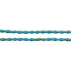Aqua Blue Turquoise-Style Afghan Stone Rice Beads (5x3mm)