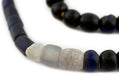 Old Black Opate European Trade Beads - The Bead Chest