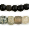 Old Black Opate European Trade Beads