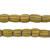 Matching Venetian Watermelon Chevron Beads (Long Strand) #16607