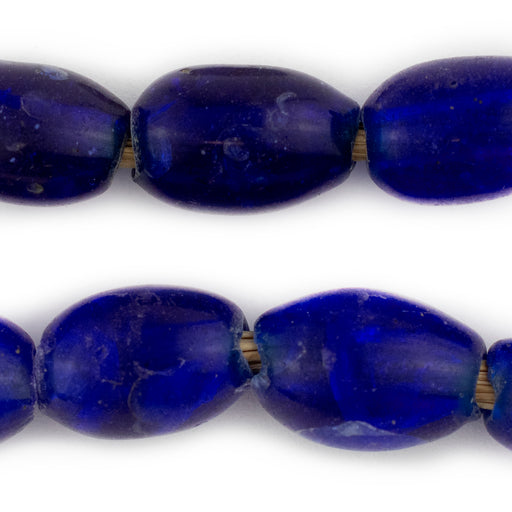 Blue Opate Antique European Trade Beads #12864 - The Bead Chest