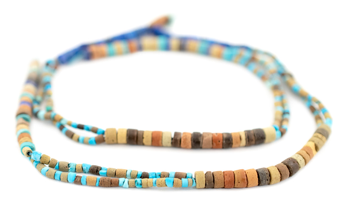 Assorted Afghan Stone Heishi Beads with Pendant