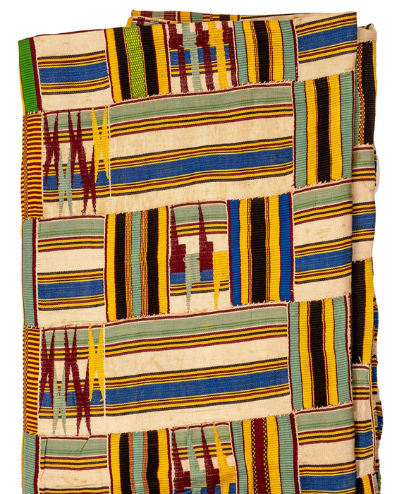 African Ashanti Kente Cloth #14894 - The Bead Chest