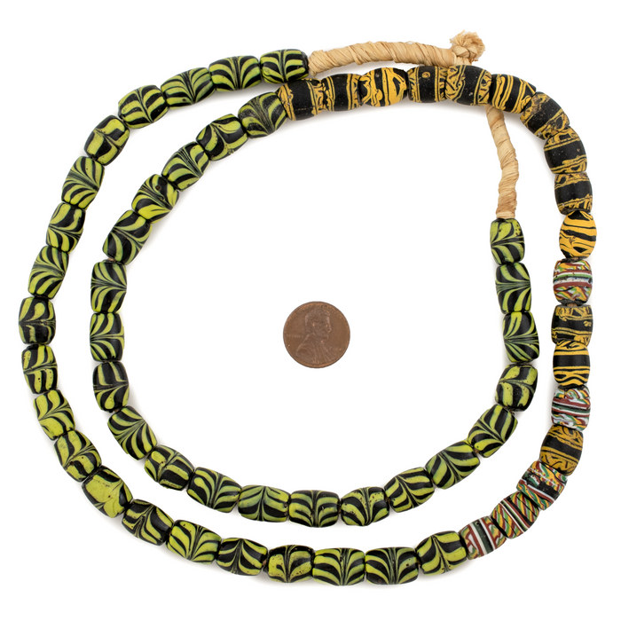 Antique Fancy Venetian African Trade Beads #16609