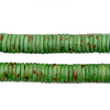 Pear Green Bone Button Beads (10mm)