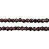 Irregular Faceted Round Garnet Beads (6mm)
