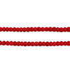 Red White Heart Beads (4mm)