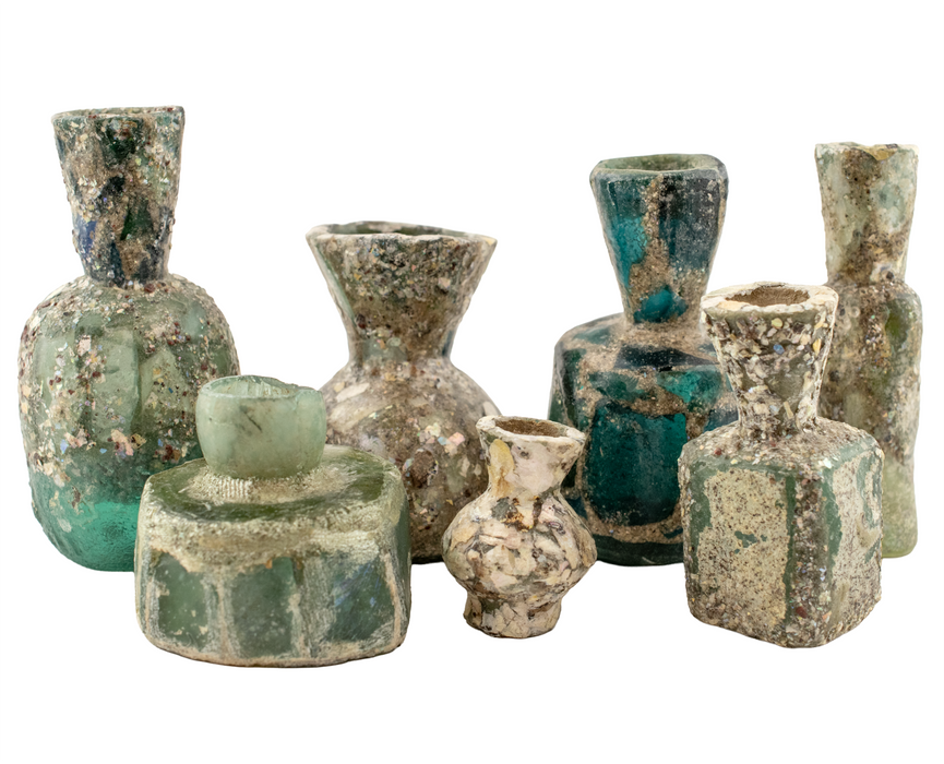 Assorted Roman Glass Bottle