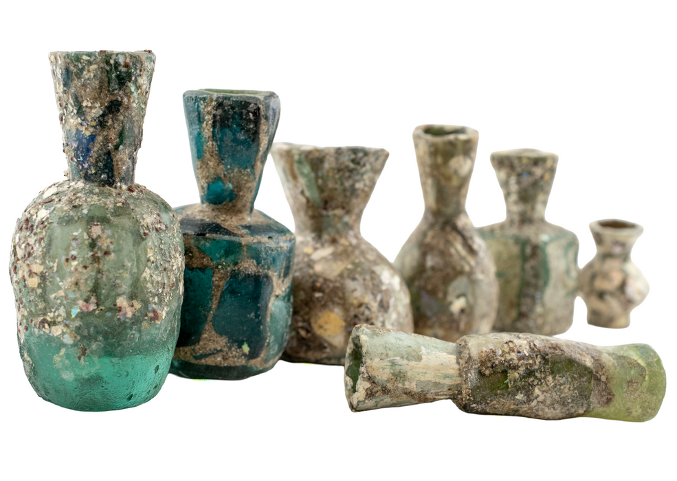 Assorted Roman Glass Bottle