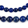 Graduated Round Lapis Lazuli Beads (8x17mm)