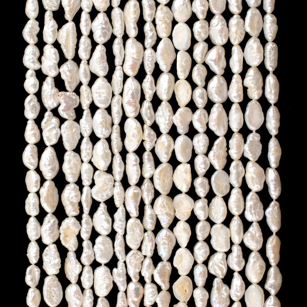 10 Strand Bundle: Vintage Japanese Rice Pearl Beads (5mm) — The Bead Chest