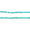 Bright Blue Afghan Turquoise Heishi Beads (3mm)