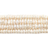 White Vintage Japanese Pearl Heishi Beads (5mm)