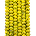 Yellow & Black Binta Banji Kakamba Beads (5x8mm) - The Bead Chest