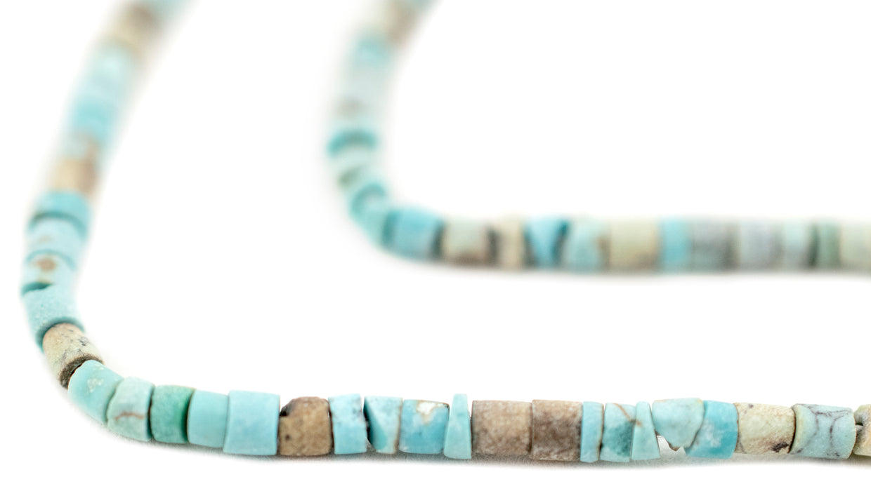 Blue Arizona Turquoise Heishi Beads (2mm)
