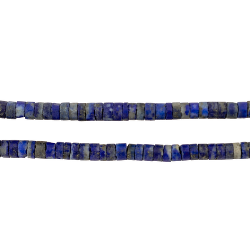 Lapis Lazuli Cylinder Beads (3mm) - The Bead Chest