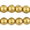 Yellow Gold Round Natural Wood Beads (16mm)