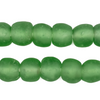 Light Green Recycled Glass Beads (14mm)