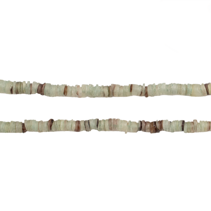 Light Green Natural Shell Heishi Beads (3mm)
