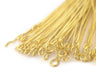 Gold 21 Gauge 3 Inch Eye Pins (Approx 500 pieces) - The Bead Chest