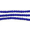 Cobalt Blue Glass Beads (2 Strands)