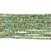 Emerald Green Turquoise Heishi Beads (2mm)