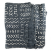 Grey Bogolan Mali Mud Cloth (Gao Design)