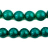 Vintage Round Dark Green Aventurine Beads (12mm)