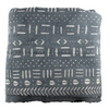 Grey Bogolan Mali Mud Cloth (Medley Design)