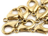 Brass Lobster Clasps (19mm, Set of 20) - The Bead Chest