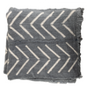 Grey Bogolan Mali Mud Cloth (Jumbo Arrow Design)