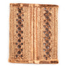 Copper Lattice Rectangular Baule Pendant Bead (45x36mm)