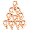 Copper Lobster Clasps (19mm, Set of 20)