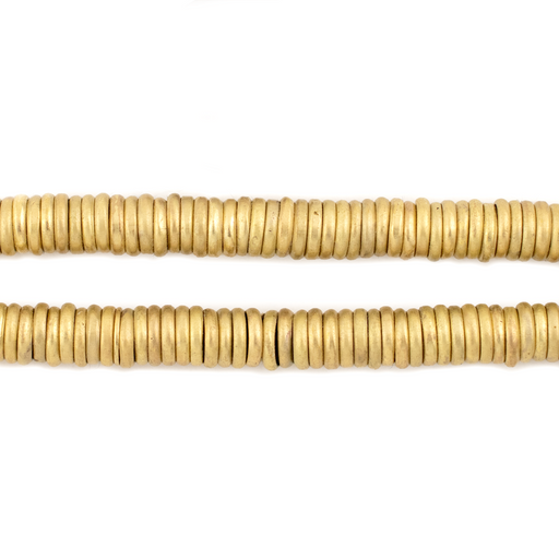 Matte Brass Ring Beads (6mm)