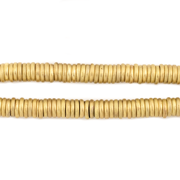 Matte Brass Ring Beads (6mm) - The Bead Chest