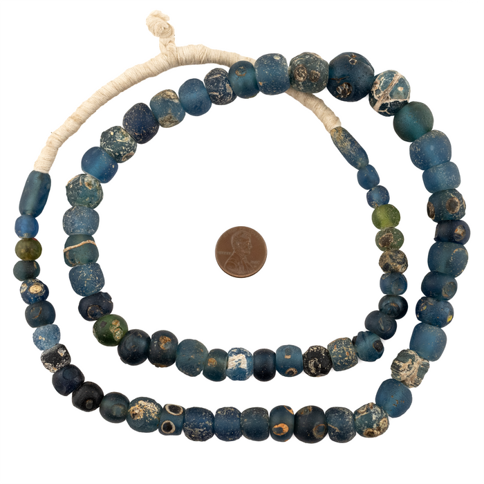 Ancient Roman Glass Beads from Mali #17245