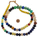 Multicolored Medley of Faceted Vaseline Beads - The Bead Chest