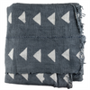 Grey Bogolan Mali Mud Cloth (Arrow Design)