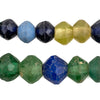Multicolored Medley of Faceted Vaseline Beads
