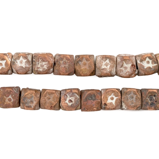 Hammered Berber Copper Beads (6x9mm)