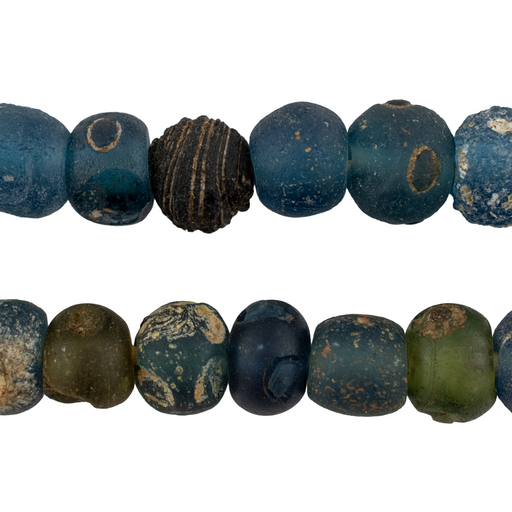 Ancient Roman Glass Beads from Mali #17247