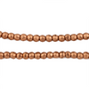 Copper Round Hammered Beads (5mm)